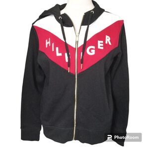 Tommy Hilfiger Sport Woman's Y2K Zip Up Hoodie Size L